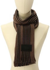 Calvin Klein Men's Pop Color Raschel Scarf - Black