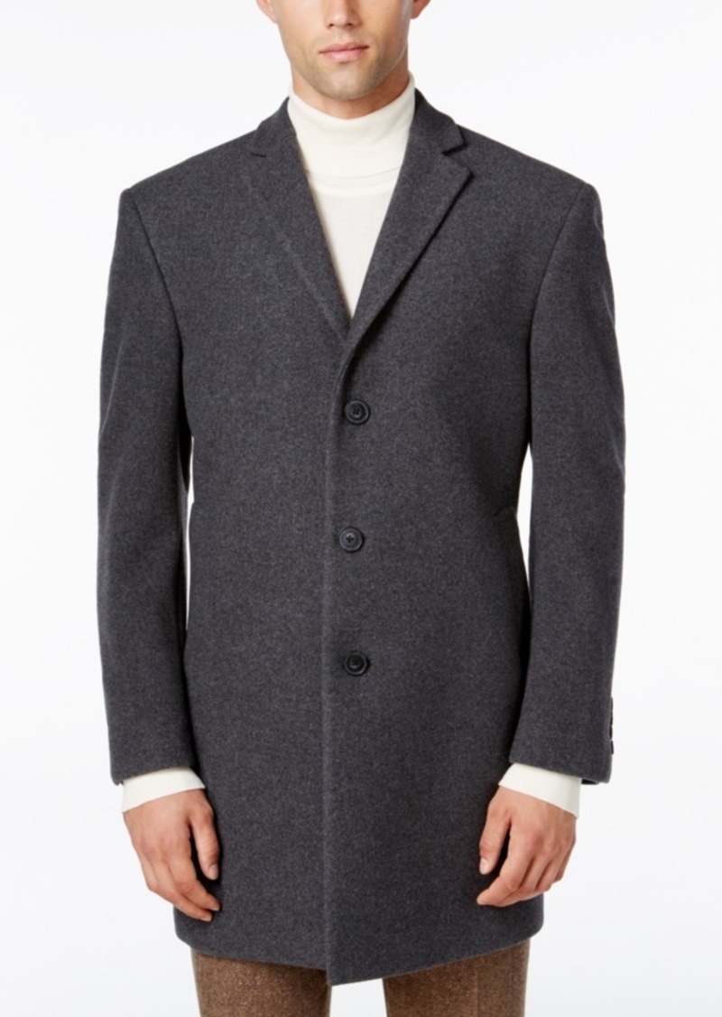 calvin klein overcoat mens