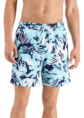 Calvin Klein Men's Quick-Dry Upf 50+ Island Camo Swim Trunks