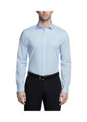 Calvin Klein Men's Refined Slim Fit Stretch Dress Shirt - Black