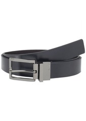 Calvin Klein Men's Reversible Belt with Rounded Square Point