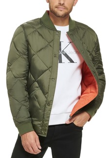 Calvin Klein Men's Reversible Quilted Jacket - Olive