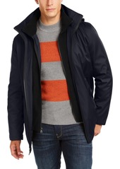 Calvin Klein Men's Ripstop Full-Zip Jacket with Fleece Bib