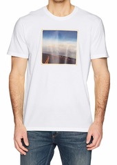Calvin Klein Men's Road Graphic Short Sleeve T-Shirt  L