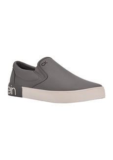 Calvin Klein Men's Ryor Casual Slip-On Sneakers - Gray