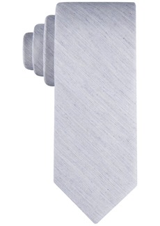 Calvin Klein Men's Seasonal Solid Tie - Silver