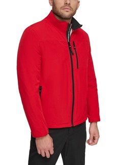 Calvin Klein Men's Sherpa Lined Classic Soft Shell Jacket - True Red