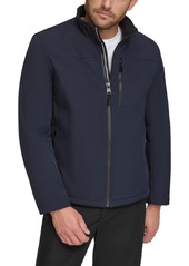 Calvin Klein Men's Sherpa Lined Classic Soft Shell Jacket - Iron