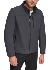 Calvin Klein Men's Sherpa Lined Classic Soft Shell Jacket - Iron