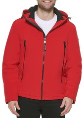 Calvin Klein Men's Sherpa Lined Hooded Soft Shell Jacket
