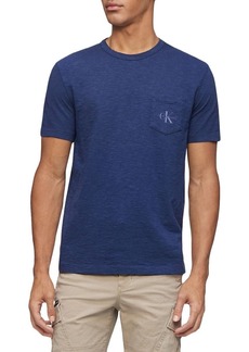 Calvin Klein Men's Short Sleeve Casual Pocket Logo Monogram T-Shirt