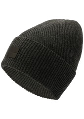 Calvin Klein Men's Side Transfer Cuff Beanie - Black