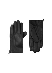 Calvin Klein Men's Side Zipper Gloves - Black