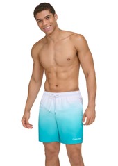 "Calvin Klein Men's Sky Gradient 7"" Volley Swim Trunks - Atlantis"