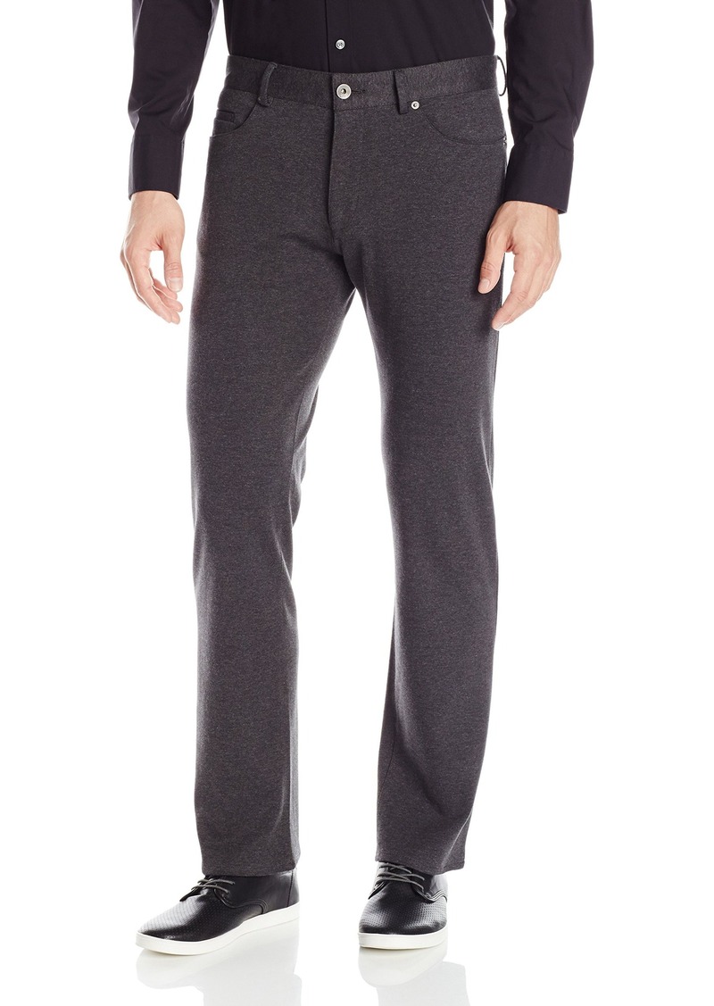 M 5XL New men's multi pocket zipper knit Pants trend