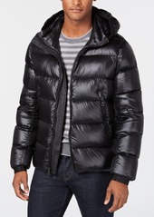 Calvin Klein Men's Slim-Fit Hooded Water Resistant Down Jacket