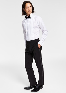 Calvin Klein Men's Slim-Fit Infinite Stretch Black Tuxedo Suit Pants - Black