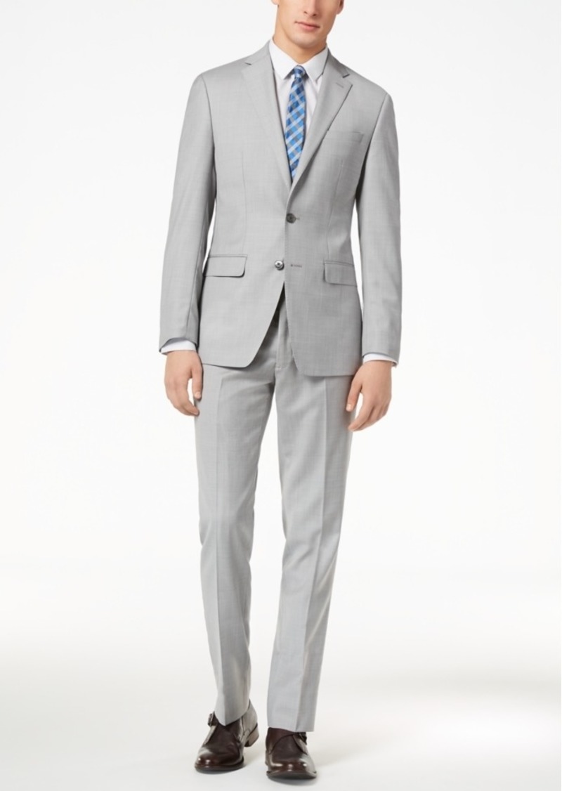 calvin klein sharkskin suit