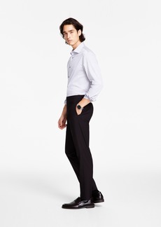 Calvin Klein Men's Slim-Fit Performance Dress Pants - Wine
