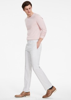 Calvin Klein Men's Slim-Fit Solid White Pants - White
