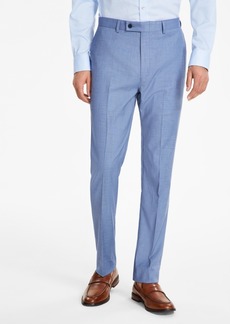 Calvin Klein Men's Slim-Fit Solid White Pants - Blue