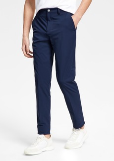 Calvin Klein Men's Slim Fit Tech Solid Performance Dress Pants - Navy