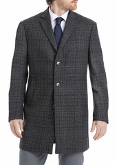 Calvin Klein Men's Slim Fit Wool Blend Overcoat Jacket  S