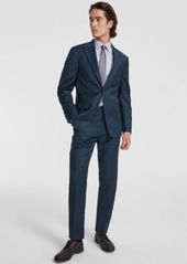 Calvin Klein Mens Slim Fit Wool Blend Stretch Suit Separates