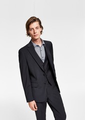 Calvin Klein Men's Slim-Fit Wool Infinite Stretch Suit Jacket - Light Grey
