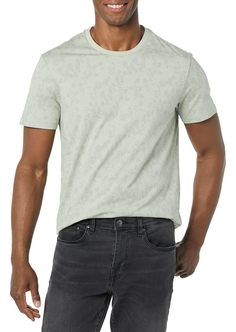 Calvin Klein Men's Smooth Cotton Printed Crewneck T-Shirt Misty SAGE