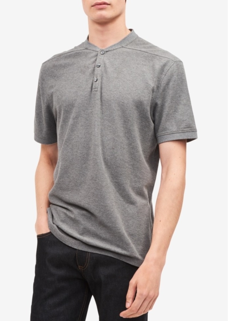 Calvin Klein Calvin Klein Men's Solid Knit Henley | T Shirts