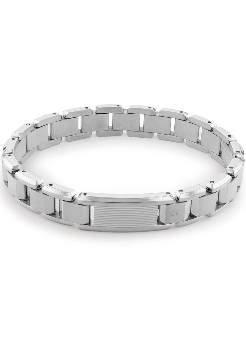 Calvin Klein Men's Stainless Steel Link Bracelet - Silver