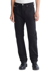 Calvin Klein Men's Standard Straight-Fit Stretch Jeans - Forever Black