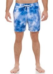 Calvin Klein Men's Standard UV Protected Print Swim Trunk