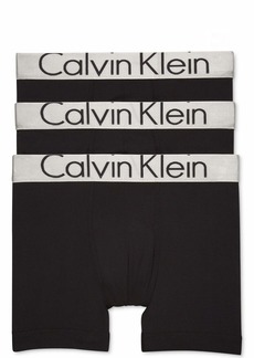 Calvin Klein Men's Steel Micro Boxer Briefs black/black/black
