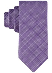 Calvin Klein Men's Stella Grid Tie - Purple