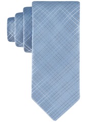 Calvin Klein Men's Stella Grid Tie - Purple