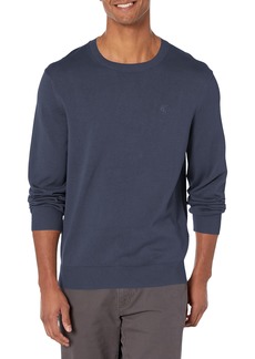 Calvin Klein Men's Supima Cotton Solid Monogram Logo Sweater