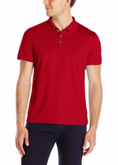 Calvin Klein Men's Tall Liquid Touch Polo Solid with UV-Protection