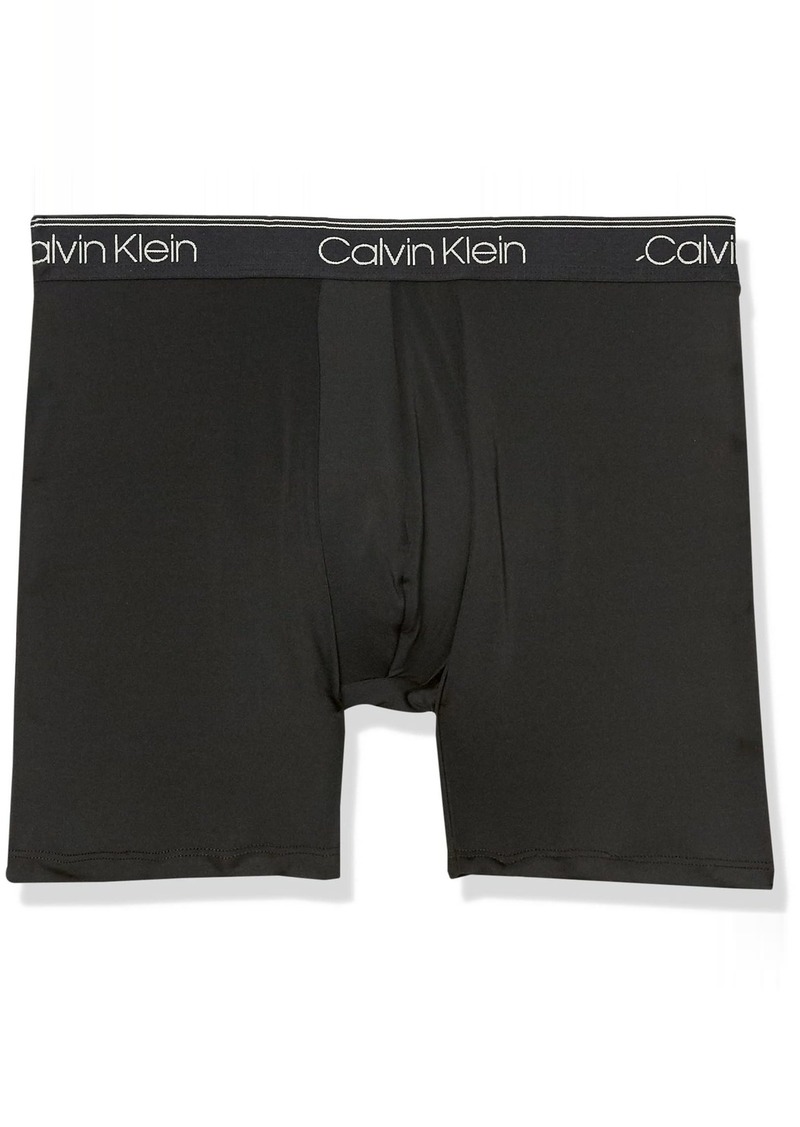 Calvin Klein Men's Underwear Micro Stretch Boxer Brief All Black 3-Pack L