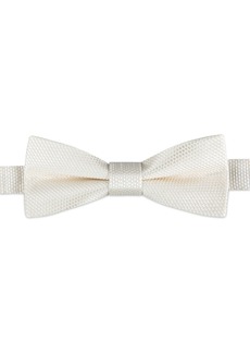Calvin Klein Men's Textured Solid Bow Tie - Ivory