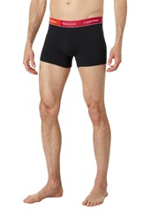 Calvin Klein Men's This is Love Pride Colorblock Micro Underwear Black W/Persian RED