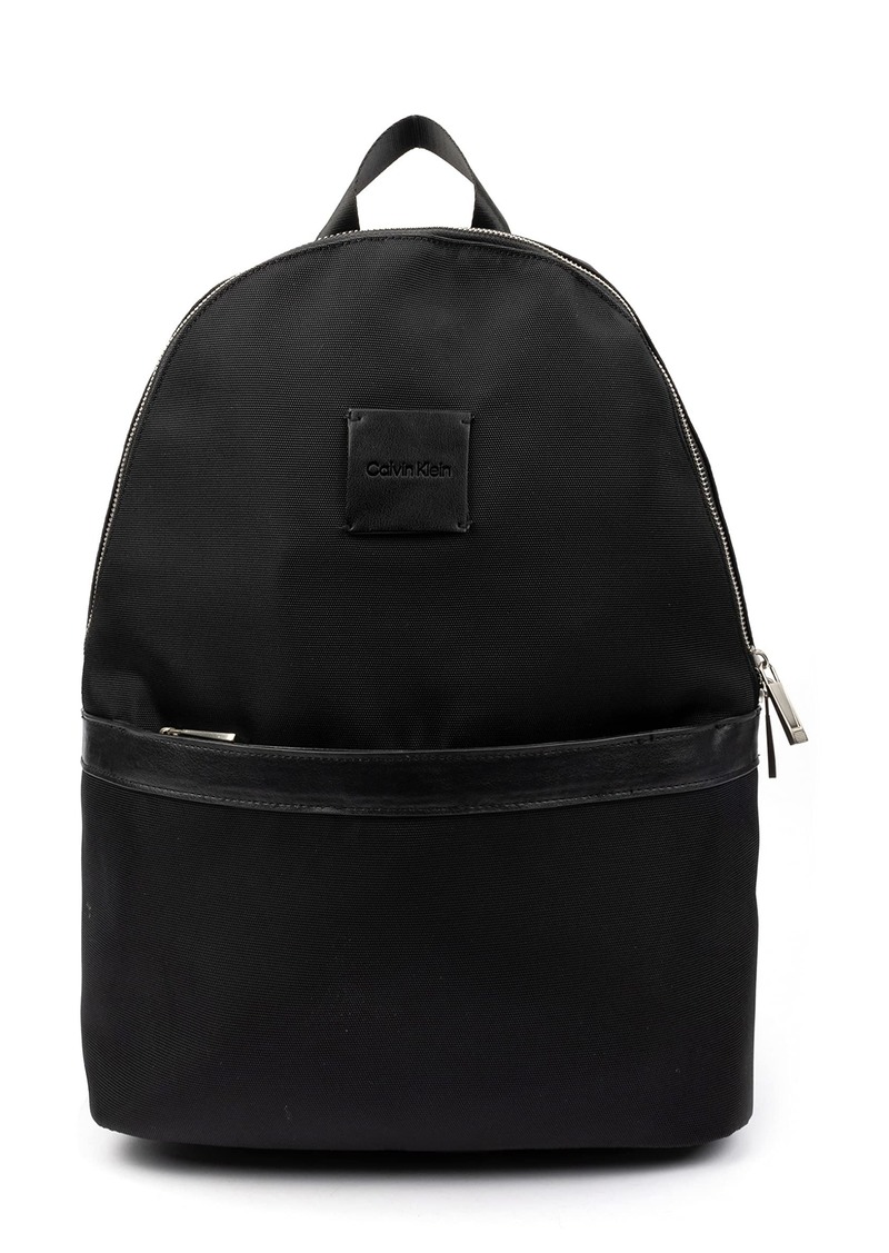 Calvin Klein Men's Fashion Nylon Travel Carry On Backpack Black