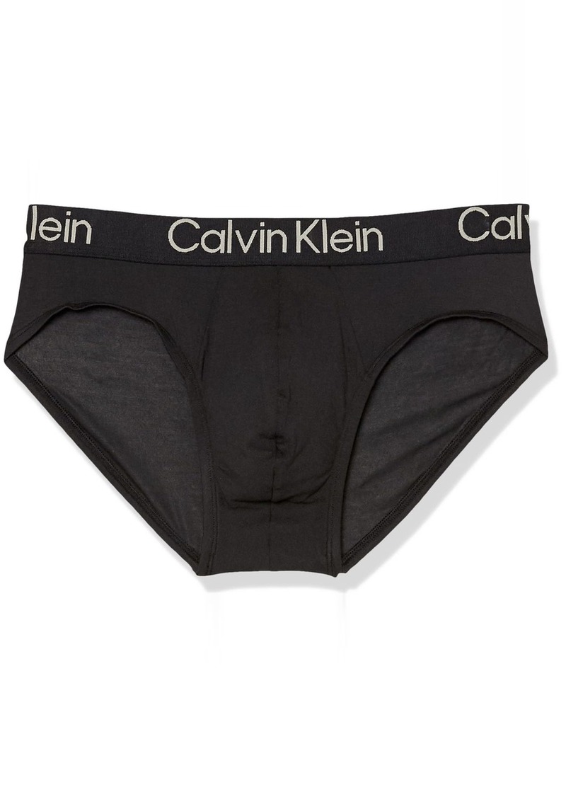 Calvin Klein Men's Underwear Ultra Soft Modern Modal 3-Pack Hip Brief  S