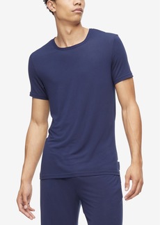 Calvin Klein Men's Ultra Soft Modern Modal Crewneck Lounge T-Shirt - Blue Shadow