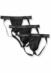 Calvin Klein Men's Underwear Breathable Cotton Mesh Jock Straps 3 Pack  L