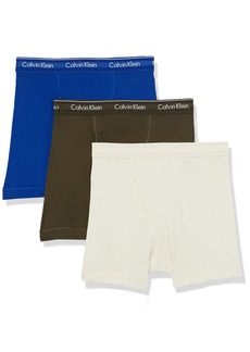 Calvin Klein Men's Underwear Cotton Classics 3-Pack Boxer Brief  L