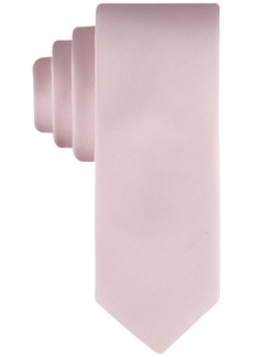 Calvin Klein Men's Unison Solid Tie - Dusty Pink
