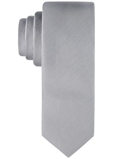 Calvin Klein Men's Unison Solid Tie - Gray