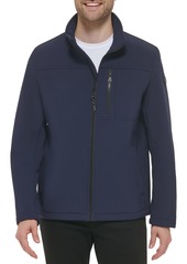 Calvin Klein Men's Water Resistant Soft Shell Open Bottom Jacket (Standard and Big & Tall)